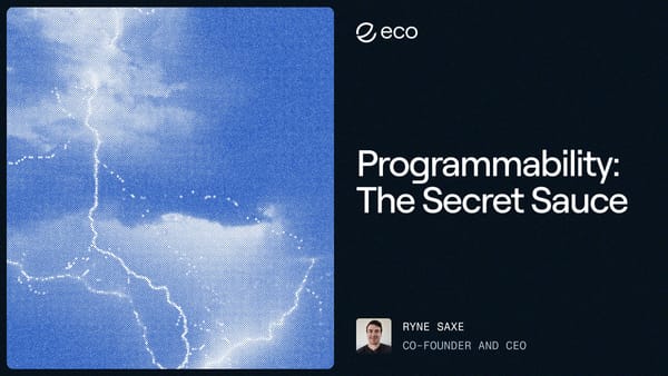 Programmability: The Secret Sauce